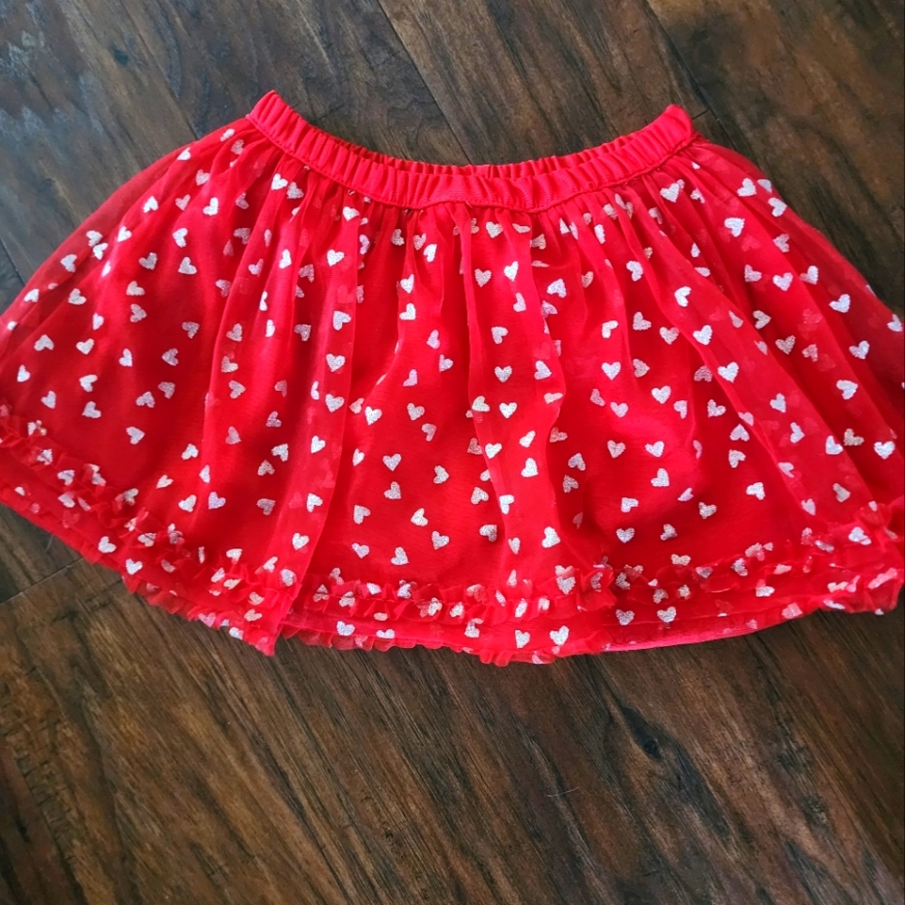 Tulle heart skirt